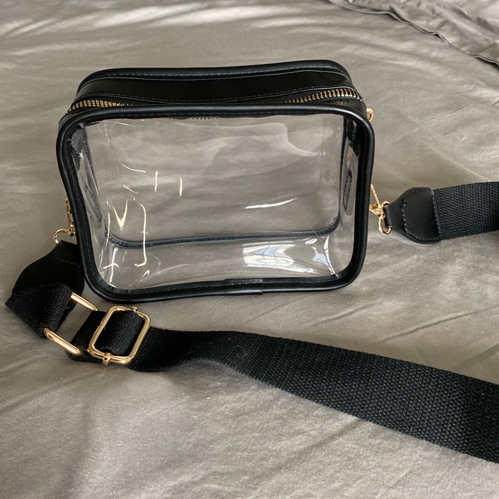 Clear crossbody purse
